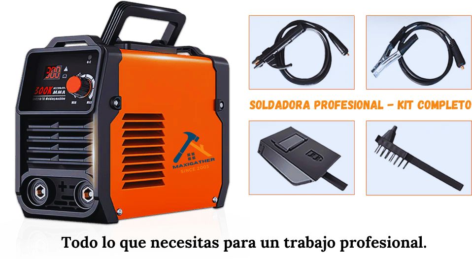 Soldador Inversor Portátil con Pantalla LCD